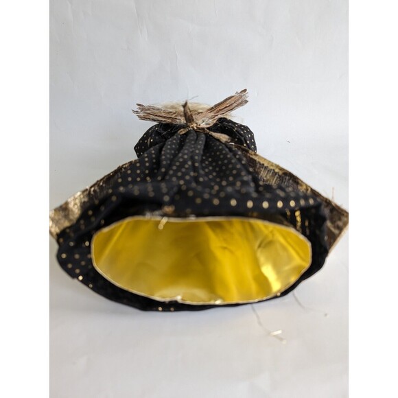 Antique German Wax Angel Tree Topper Christmas Blue Gold Vtg w/Box - Picture 6 of 10